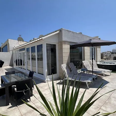 Lejlighed Modern Seaside Penthouse Jacuzzi Bbq Sun Deck *