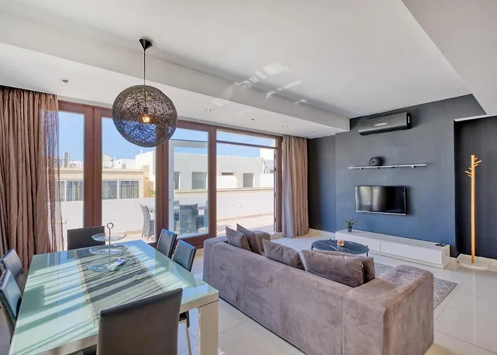 아파트 Modern Seaside Penthouse Jacuzzi Bbq Sun Deck *